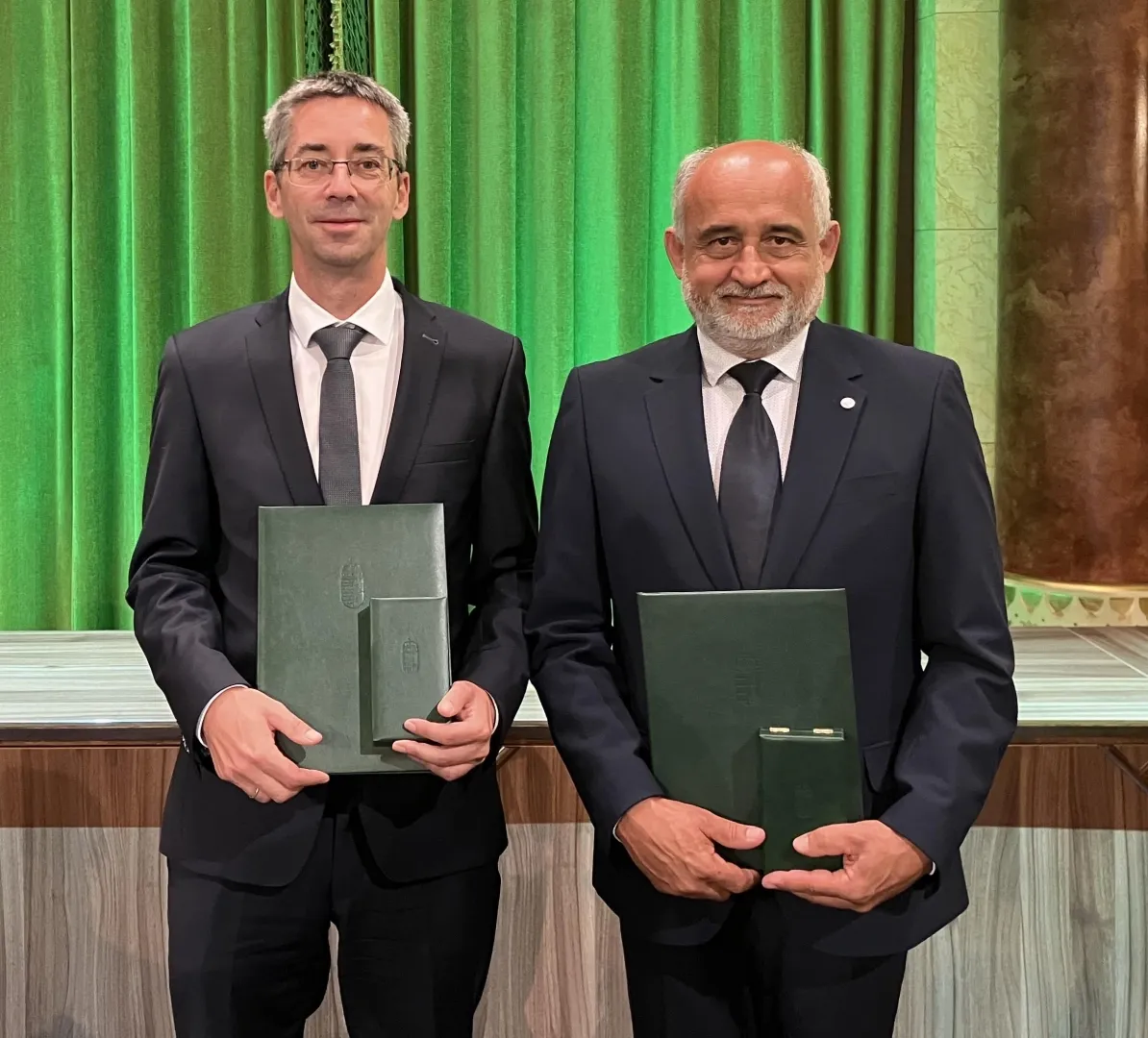 Gábor Hancz and Dr Sándor Remsei